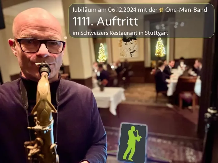 1111 saxophone shows in 21 years